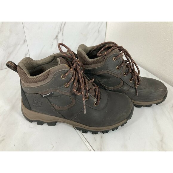 Timberland YOUTH Boys Mt Maddsen A1613 Waterproof Timber Dry Brown Boots Sz 1.5 - Picture 8 of 8